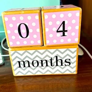 LovelySprouts Milestone Blocks